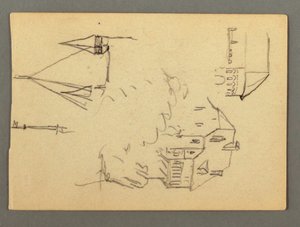 House over Cliff, Towers, possibly 1868