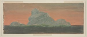 Iceberg Against Evening Sky, June 1859 by Frederic Edwin Church