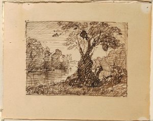 Imaginary River Landscape, ca. 1870–73 by Frederic Edwin Church