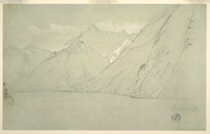 Königssee from the Falkenstein, July 1868