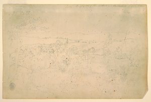 Landscape, July 1844 by Frederic Edwin Church