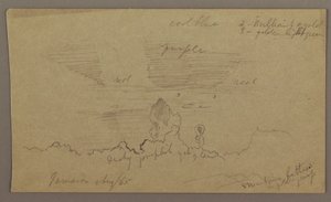 Landscape; Verso: Sky, August 1865 by Frederic Edwin Church