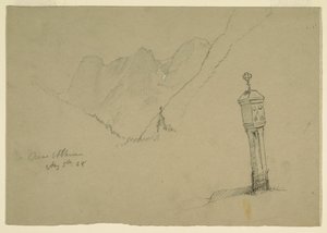 Landscapes between Golling and Abtenau, August 5, 1868 by Frederic Edwin Church