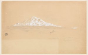 Mount Chimborazo from the House of Senior Pablo Bustamante, Riobamba, Ecuador, July 14, 1857