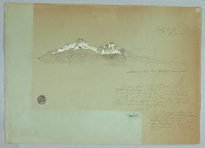 Mount Iliniza, Ecuador, July 3, 1857 by Frederic Edwin Church
