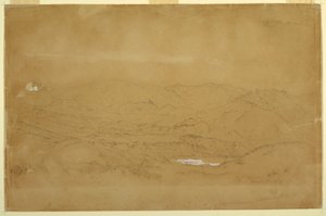 Mountain Landscape Near Guanojo and Guaranda, Ecuador, June 10, 1857 by Frederic Edwin Church