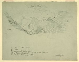 Mountain Peaks near Berchtesgaden, Bavaria, June–July 1868 by Frederic Edwin Church
