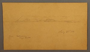 Mountainous coast, July 21, 1859 by Frederic Edwin Church