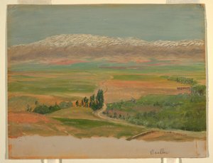 Mountains near Baalbec, May 1868