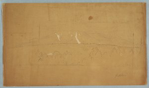Mt. Katahdin from Lake Katahdin, Maine, 1852