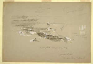 Niagara Falls from Terrapin Point, March 20, 1856 by Frederic Edwin Church