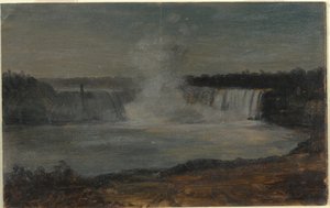 Niagara Falls in Evening Light, September 1856 by Frederic Edwin Church
