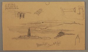 Plains, Architectural Studies, June 4, 1868 by Frederic Edwin Church