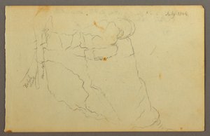 Rocks, 1844 by Frederic Edwin Church