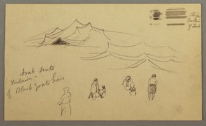 Sketches. Tents. Bedouin, possibly 1868, February (probably) by Frederic Edwin Church