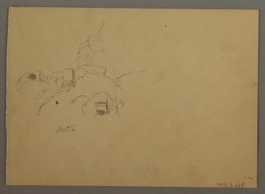 Sketches from Petra, Jordan, February 1868 by Frederic Edwin Church