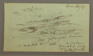 Sky Study, February 1, 1869 by Frederic Edwin Church