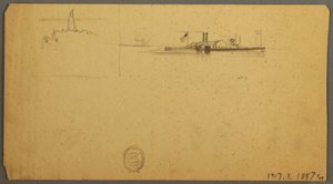 Sky Study over Ridge, June 1882 by Frederic Edwin Church