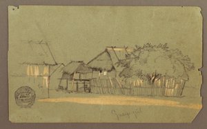 Street with Houses, Guayaquil, Ecuador, May 1857