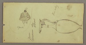 Studies of Objects from Athens Museum, possibly 1869