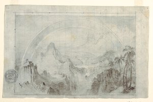 Study for "Rainy Season in the Tropics", 1865-66 by Frederic Edwin Church