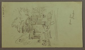 Study of a Fresco from Pompeii, possibly 1868–69 by Frederic Edwin Church