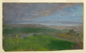 Summer View, Hudson Valley, New York, 1870–80 by Frederic Edwin Church