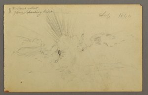Sun Behind Clouds, 1844 by Frederic Edwin Church
