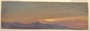 Sunset Cloud Study, ca. 1880 by Frederic Edwin Church