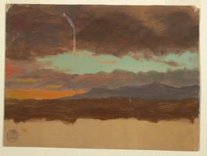 Sunset Over Hudson Valley, 1865–75