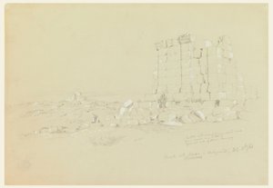 Temple with Semua [present day as-Samu] in the Distance, February 17, 1868