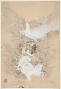 Tequendama Falls near Bogotá, Colombia, July 1853 by Frederic Edwin Church