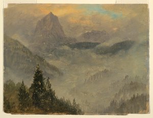 The Hochkalter, near Berchtesgaden, 1868