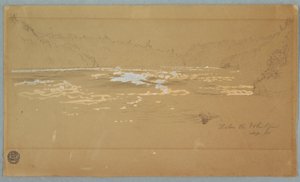 The River "Below the Whirlpool", September 1858 by Frederic Edwin Church