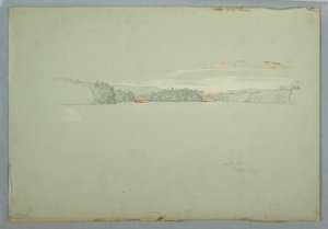 Upper Tongue Lake, October 1, 1879 by Frederic Edwin Church
