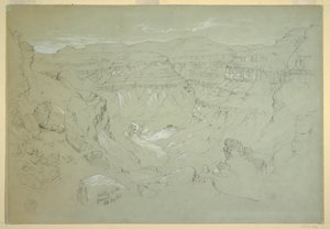 Valley of El Yemen, February 20, 1868 by Frederic Edwin Church