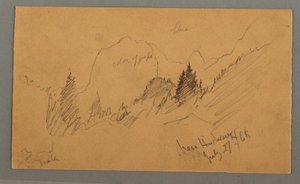 Wooded Peaks, July 27, 1868 by Frederic Edwin Church