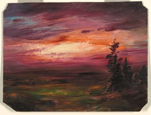 Evening Twilight by Frederic Edwin Church