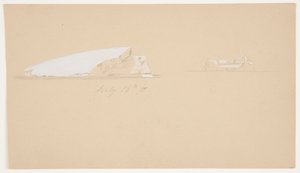 Floating Icebergs by Frederic Edwin Church