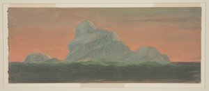 Iceberg Against Evening Sky by Frederic Edwin Church
