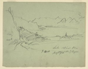 Landscape in Austria, August 5, 1868 by Frederic Edwin Church