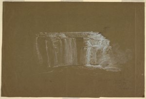 Lower Falls, Genesee River, Rochester, New York by Frederic Edwin Church
