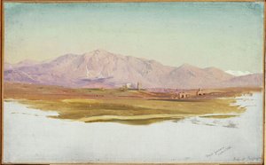 Monte Guinaro, Sabine Mountains, 1869 by Frederic Edwin Church