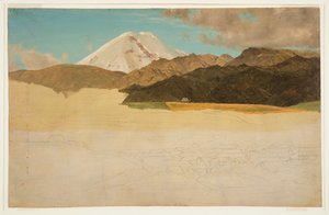 Mount Chimborazo and Guaranda, Ecuador by Frederic Edwin Church