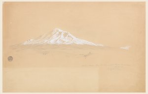 Mount Chimborazo from the House of Senior Pablo Bustamante, Riobamba, Ecuador