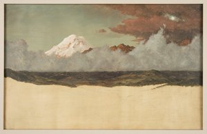Mount Chimborazo through Rising Mist and Clouds by Frederic Edwin Church