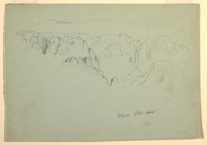 Mountain, Wady el-Arabah, February 23, 1868 by Frederic Edwin Church