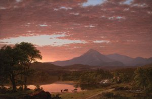 Mt. Katahdin by Frederic Edwin Church
