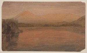 Mounts Katahdin and Turner from Lake Katahdin