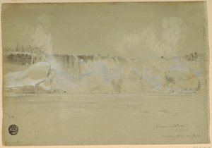 Niagara Falls in Snow, from the Northwest